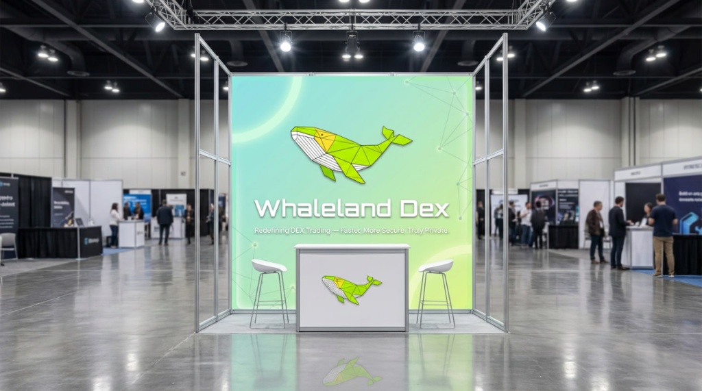 WhaleLand Dex · 展位正面形象